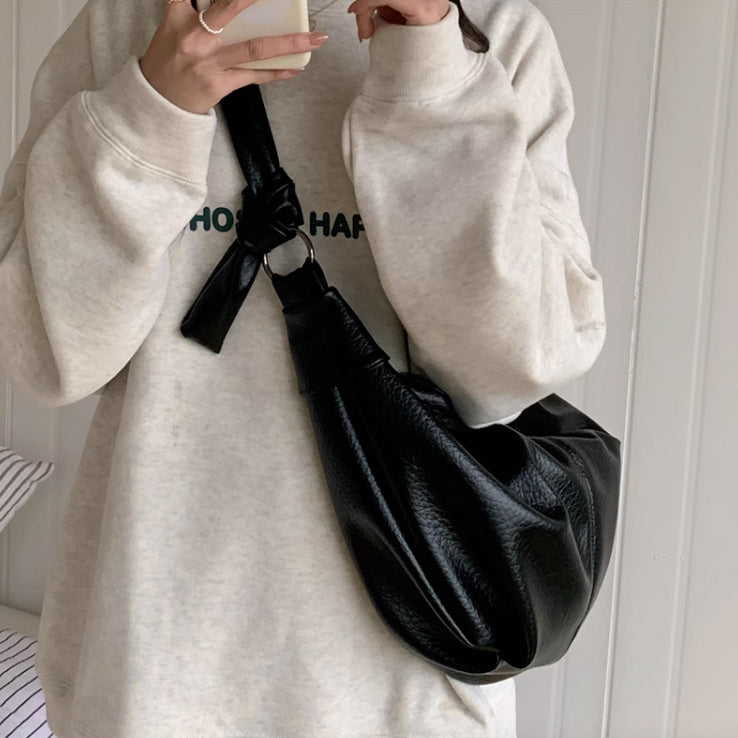 3color tack leather bag