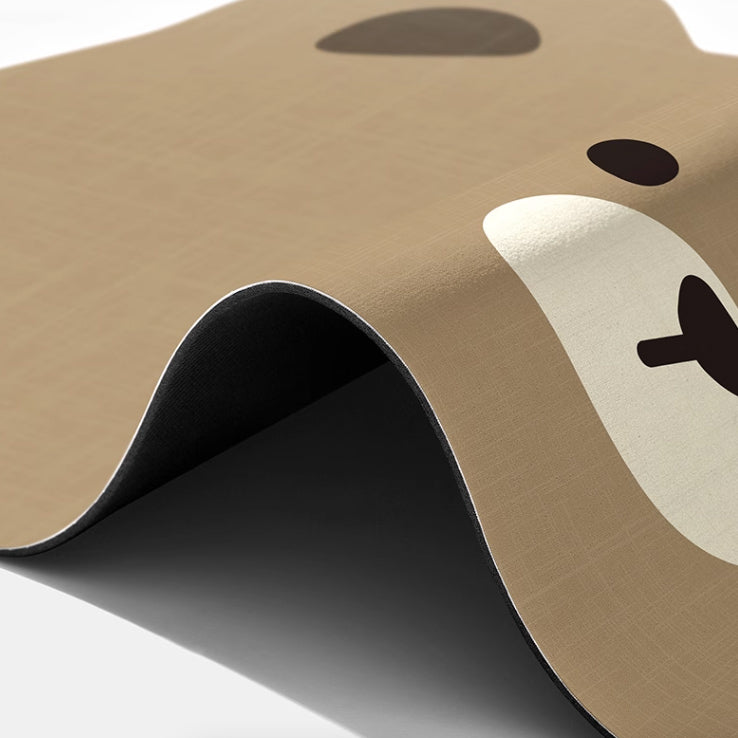 6design animal face bath mat