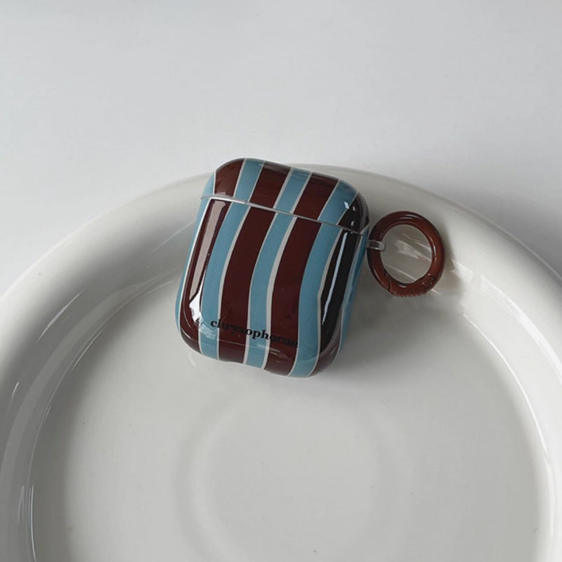 wave stripe Airpods case