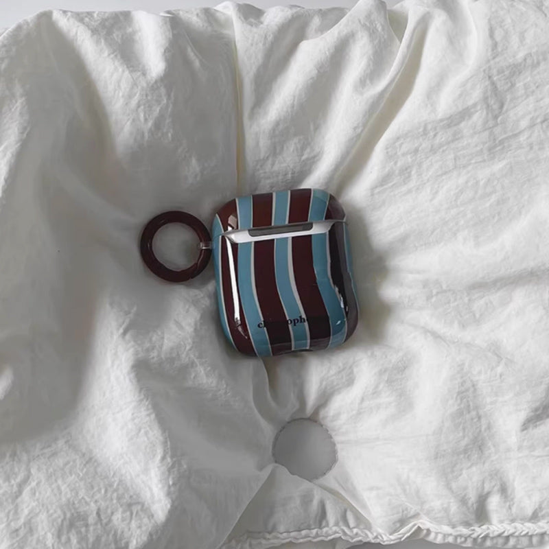 wave stripe Airpods case