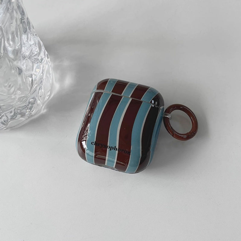 wave stripe Airpods case