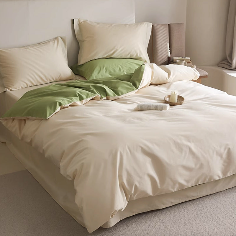 6color simple cotton bedlinen set