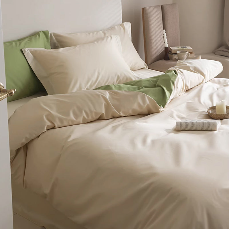 6color simple cotton bedlinen set