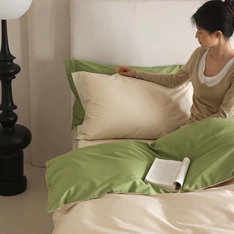 6color simple cotton bedlinen set