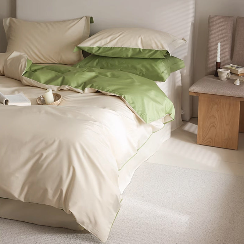 6color simple cotton bedlinen set