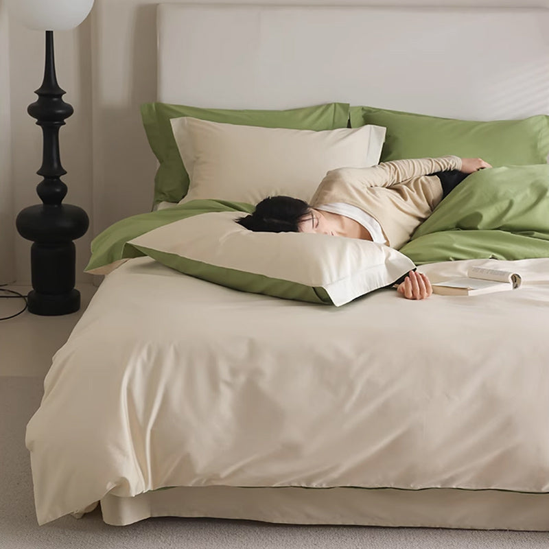 6color simple cotton bedlinen set