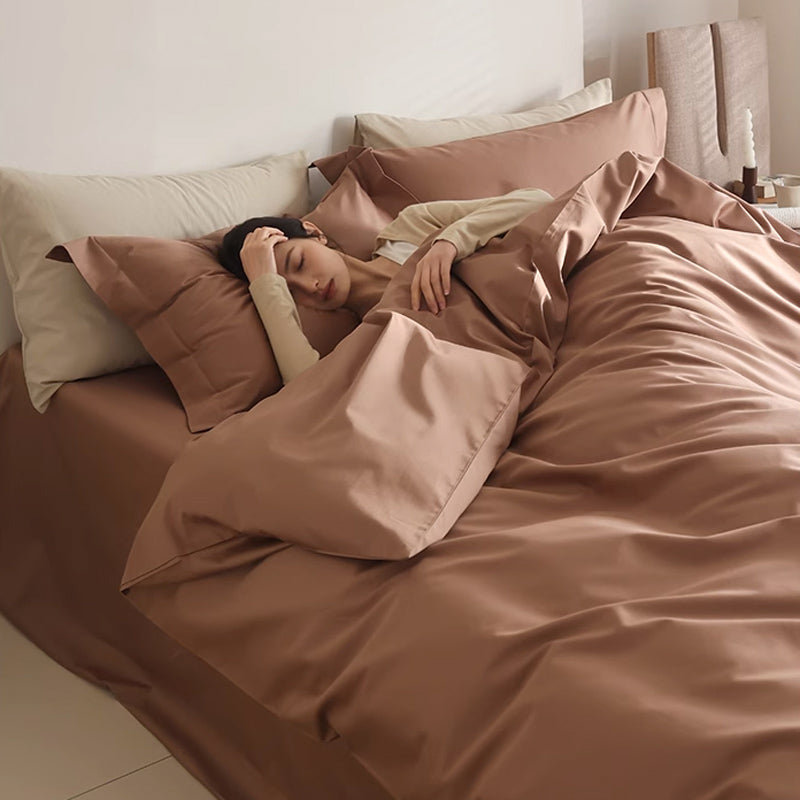 6color simple cotton bedlinen set
