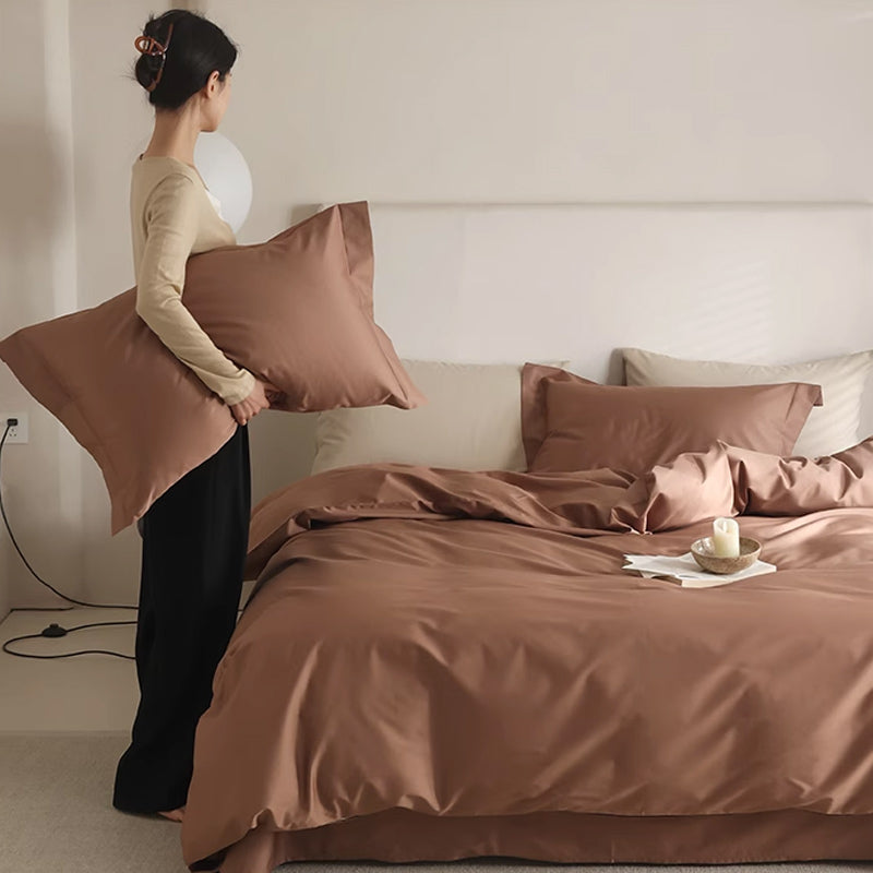 6color simple cotton bedlinen set