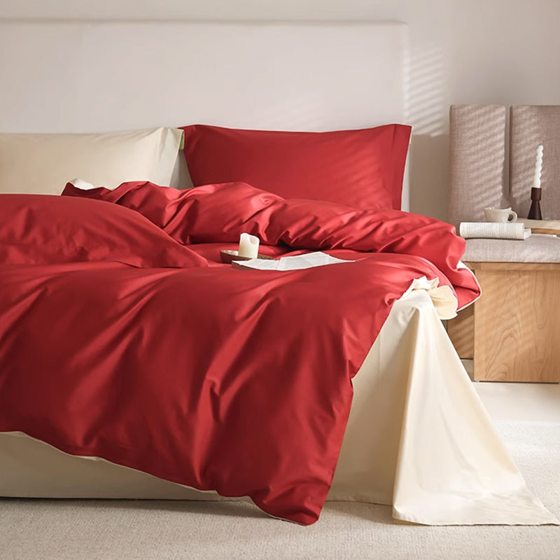 6color simple cotton bedlinen set