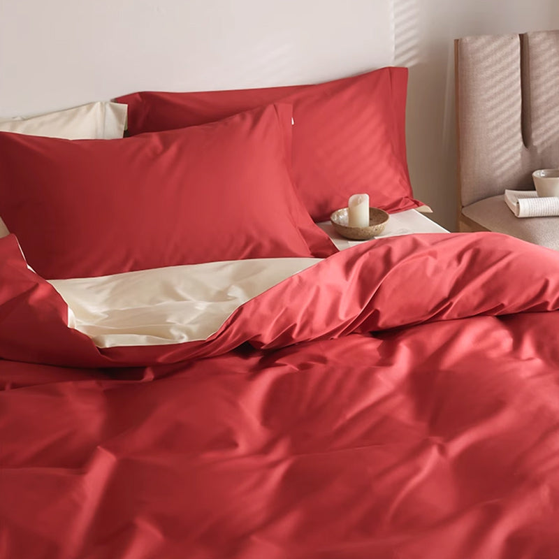6color simple cotton bedlinen set