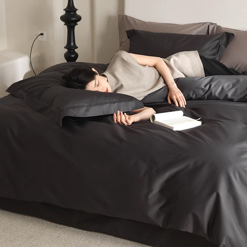 6color simple cotton bedlinen set