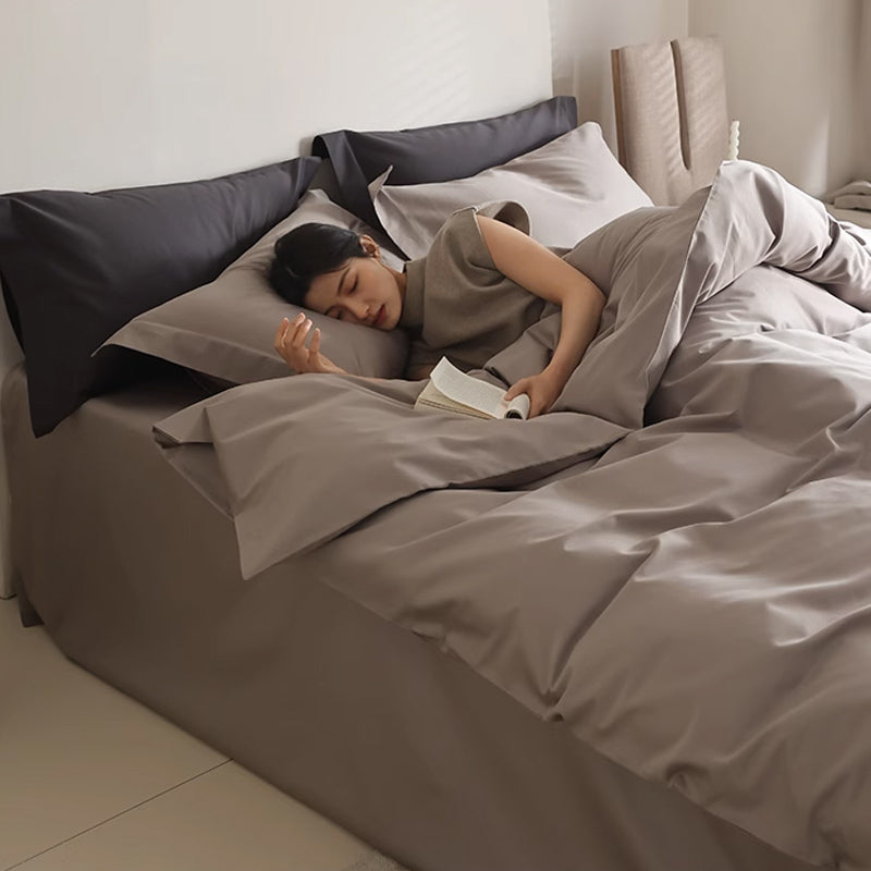 6color simple cotton bedlinen set