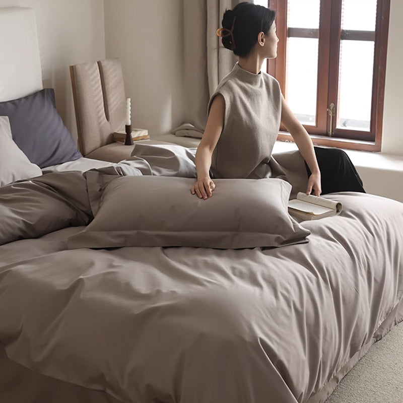 6color simple cotton bedlinen set