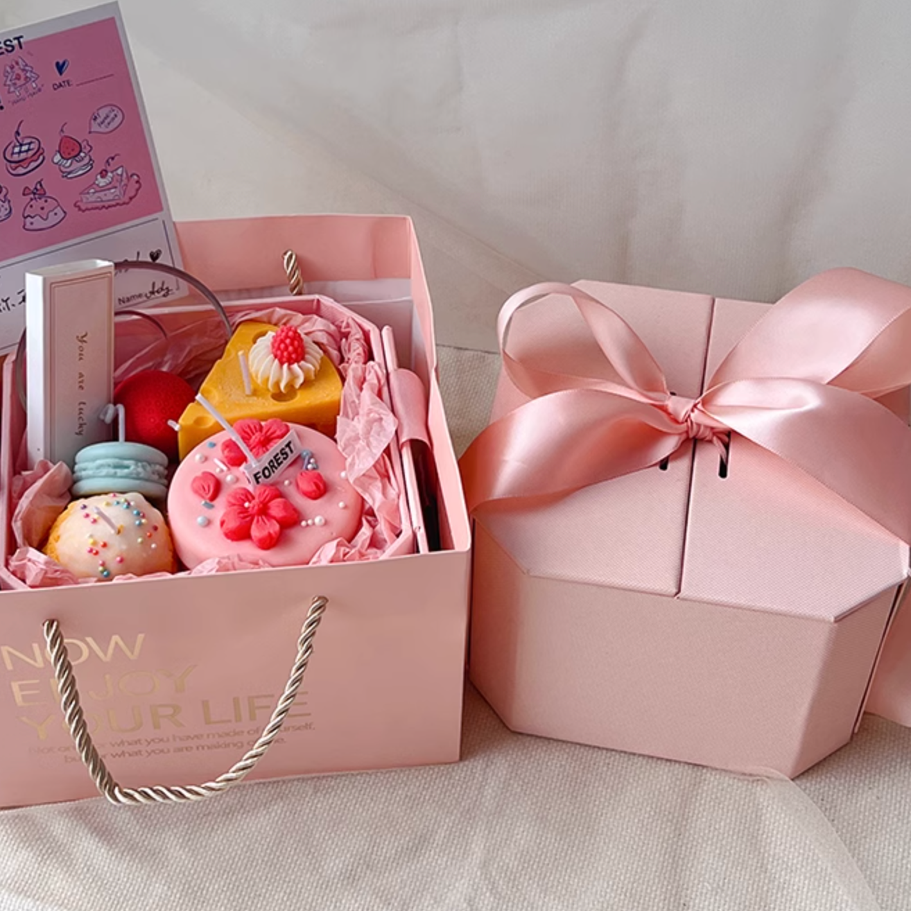 【即納】sweets candle box set
