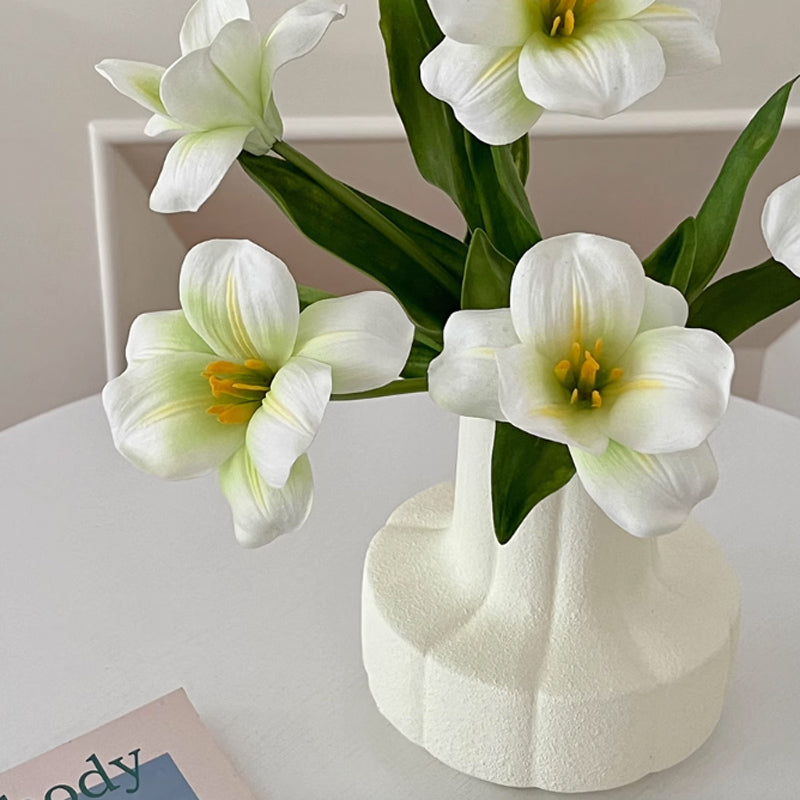 7color flower & retro vase