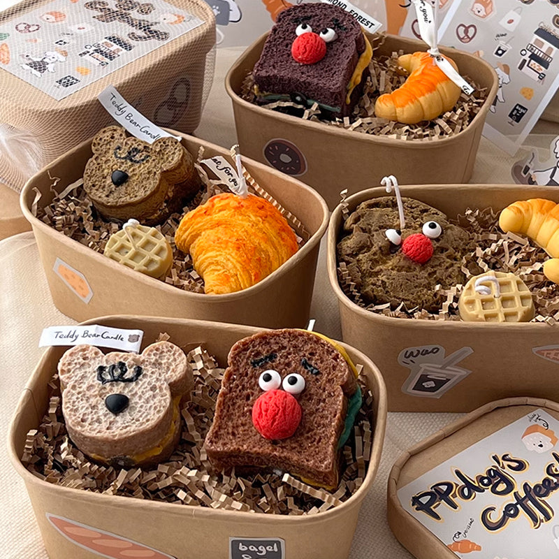 4design pop bread candle