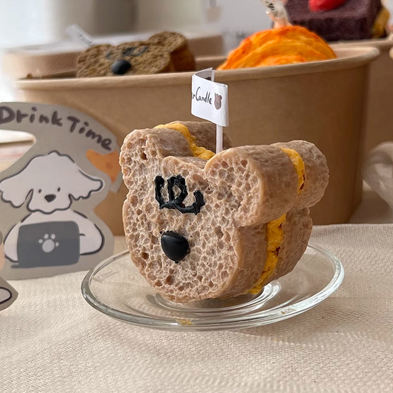 4design pop bread candle