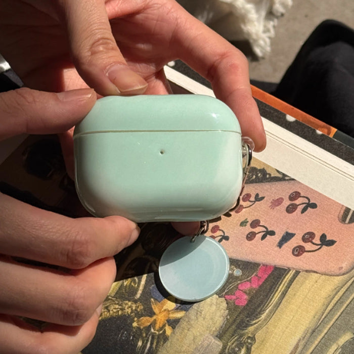milky green Airpods case