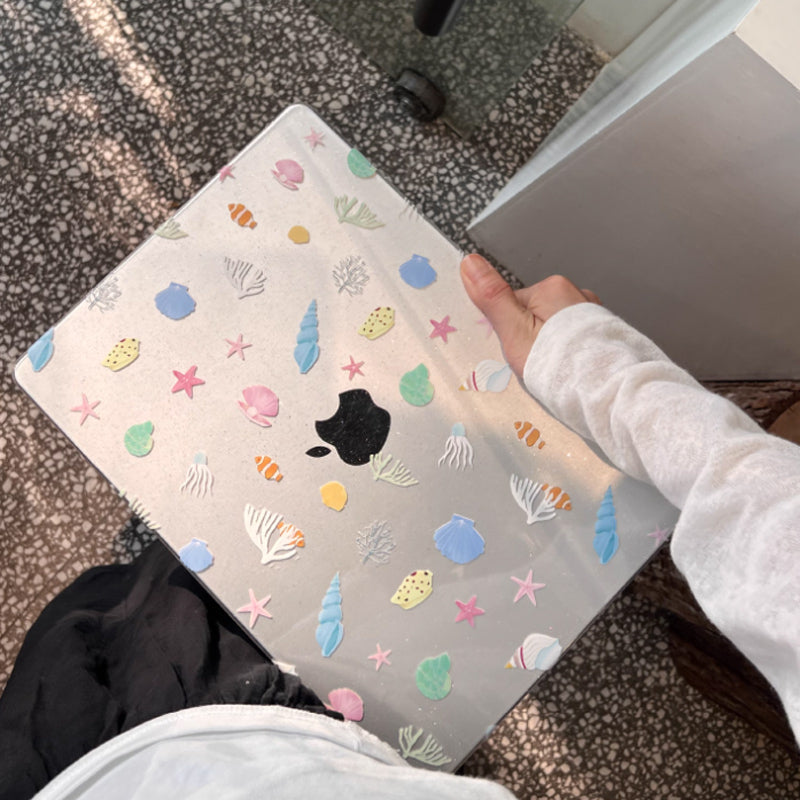 sea shell Mac book case