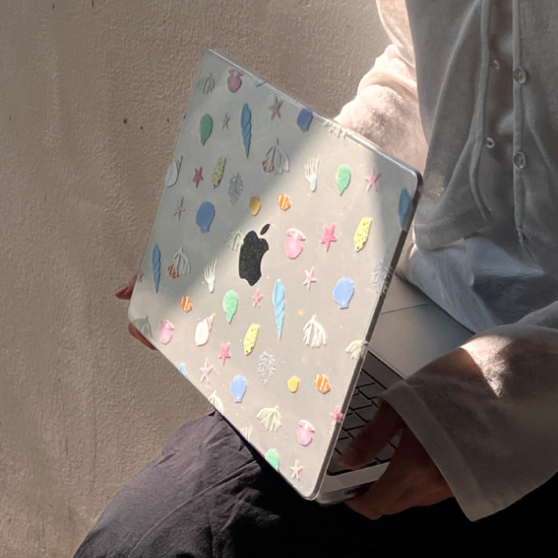 sea shell Mac book case