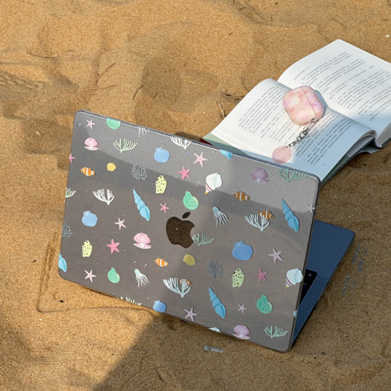 sea shell Mac book case