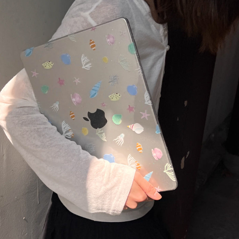 sea shell Mac book case