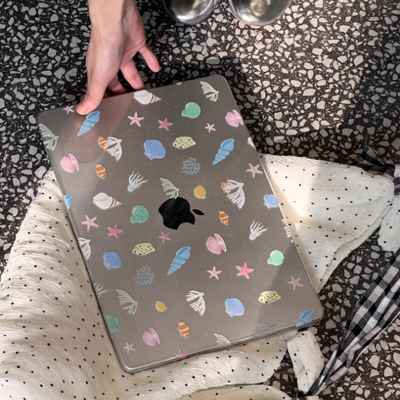 sea shell Mac book case