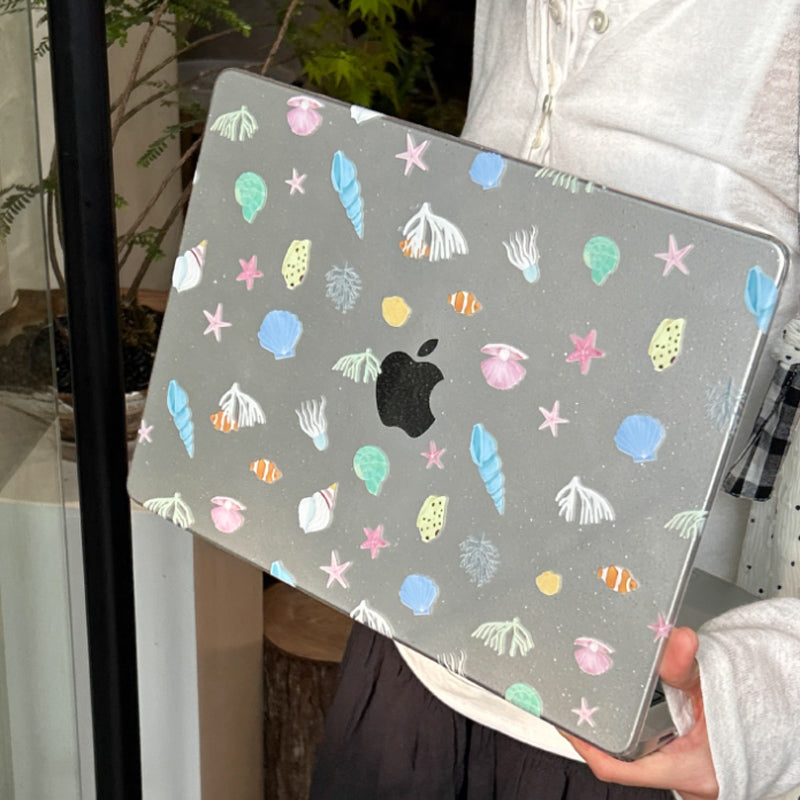 sea shell Mac book case