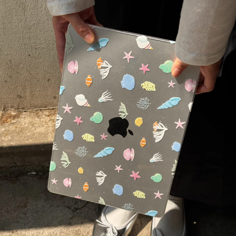 sea shell Mac book case