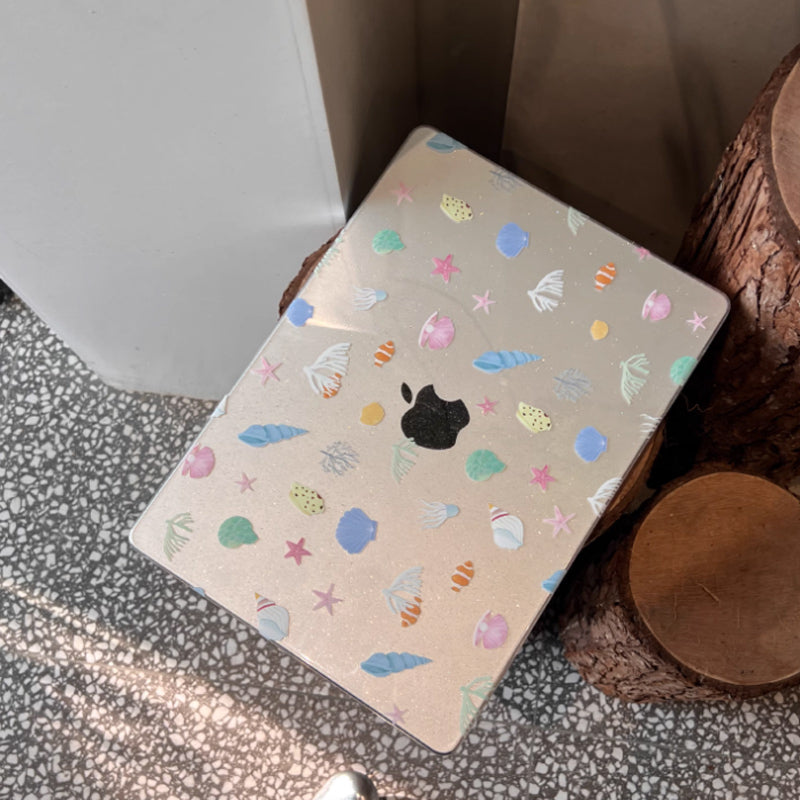 sea shell Mac book case