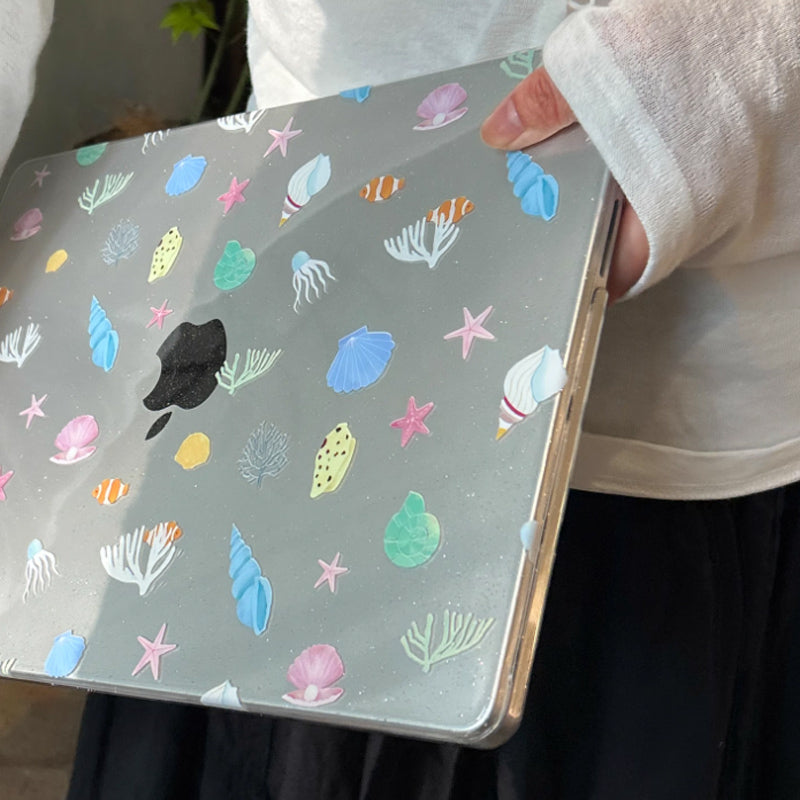 sea shell Mac book case