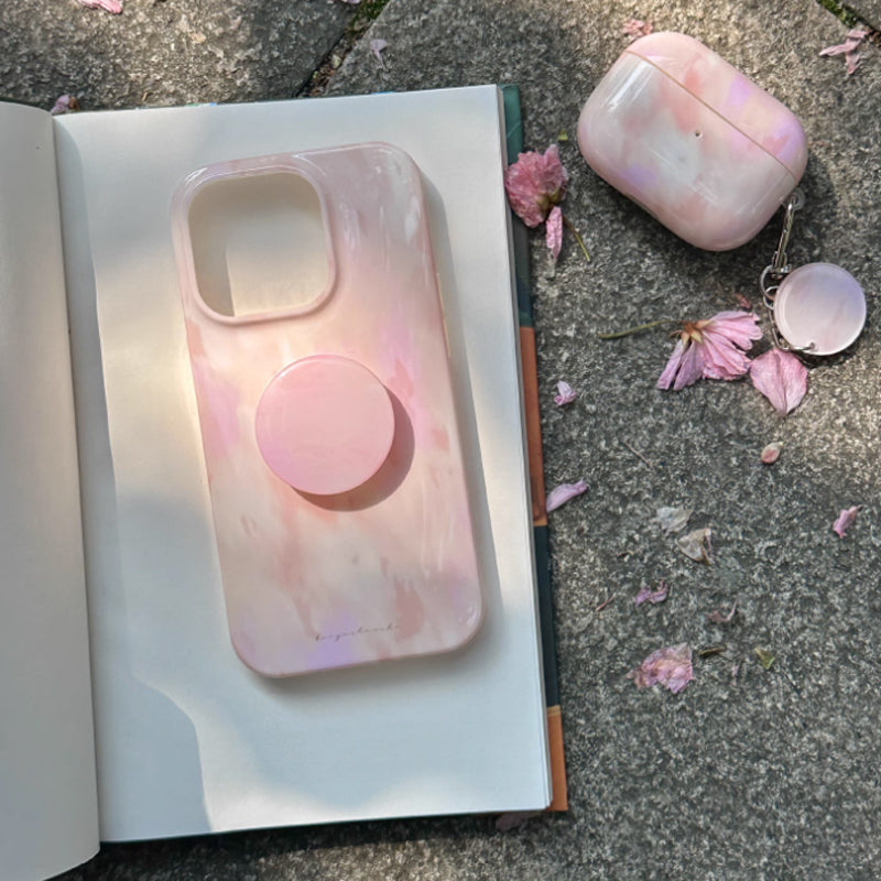 pink marble iPhone case