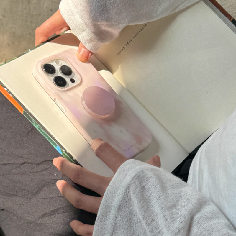 pink marble iPhone case