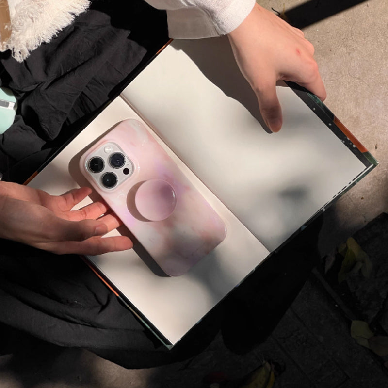 pink marble iPhone case