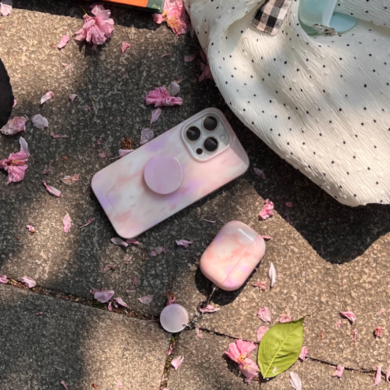 pink marble iPhone case