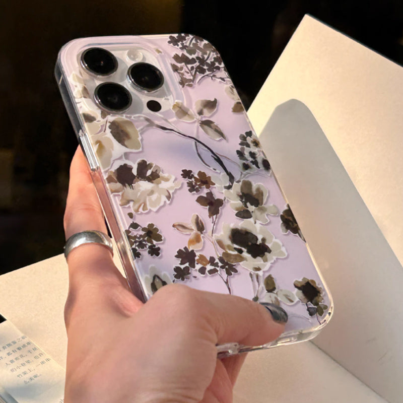 pressed flower iPhone case