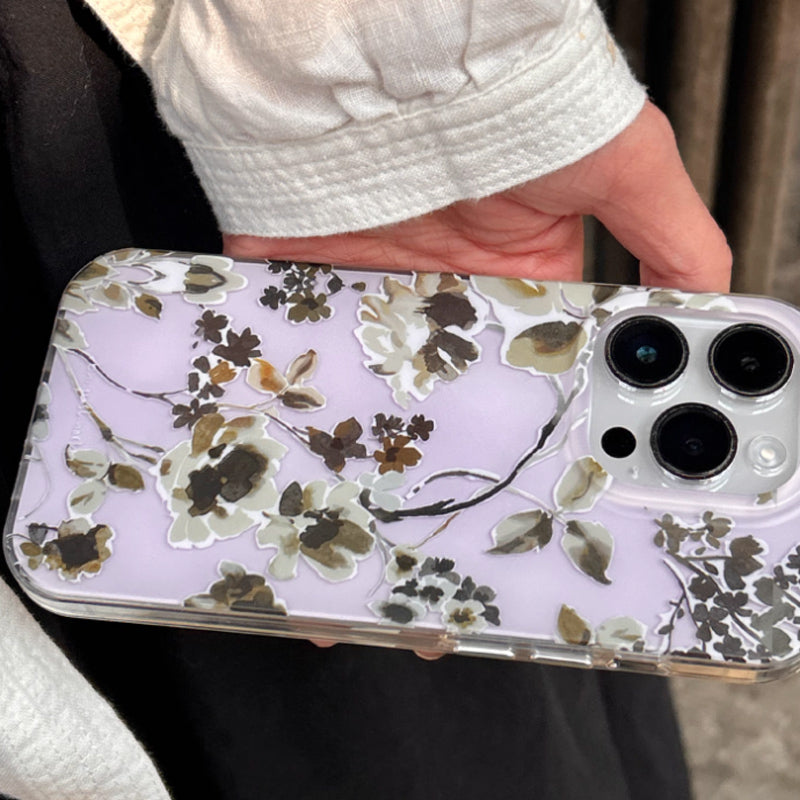 pressed flower iPhone case