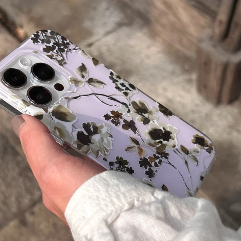 pressed flower iPhone case