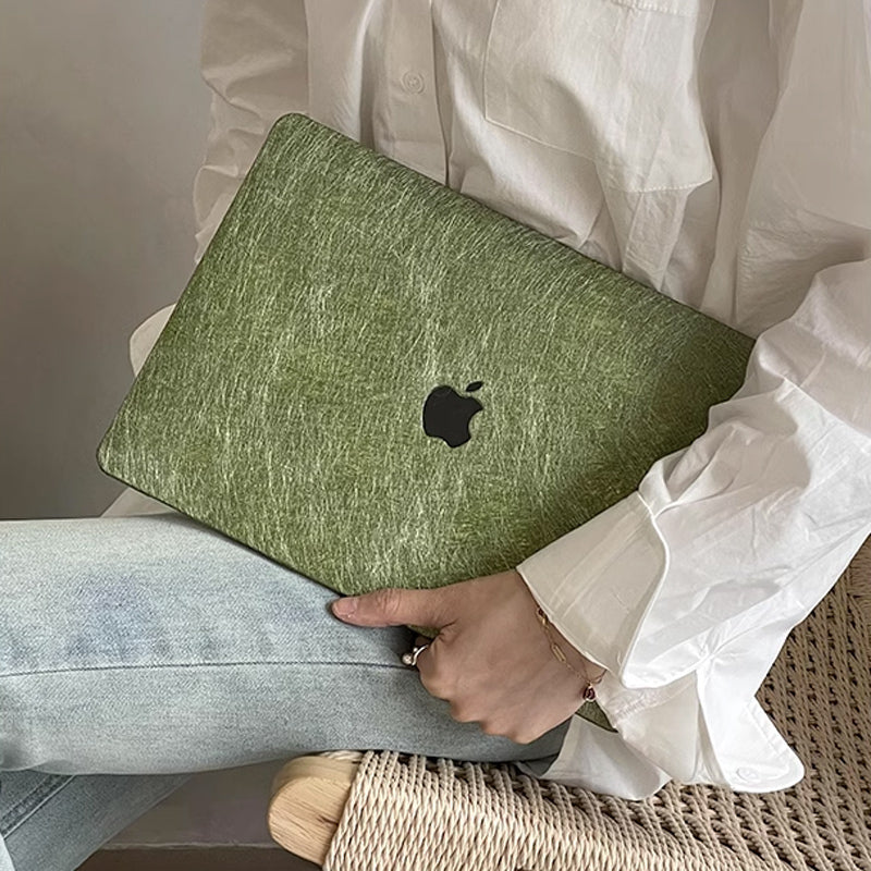 metal green Mac book case