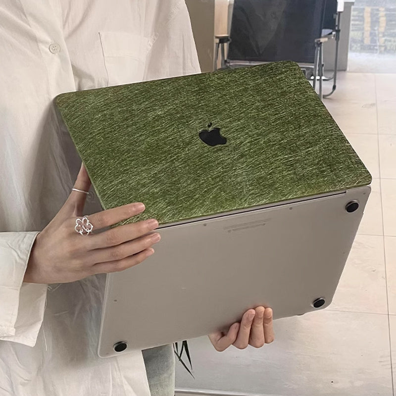 metal green Mac book case