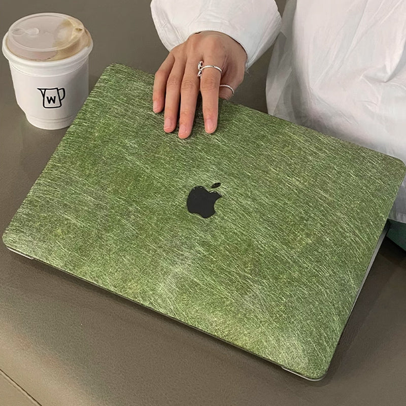 metal green Mac book case