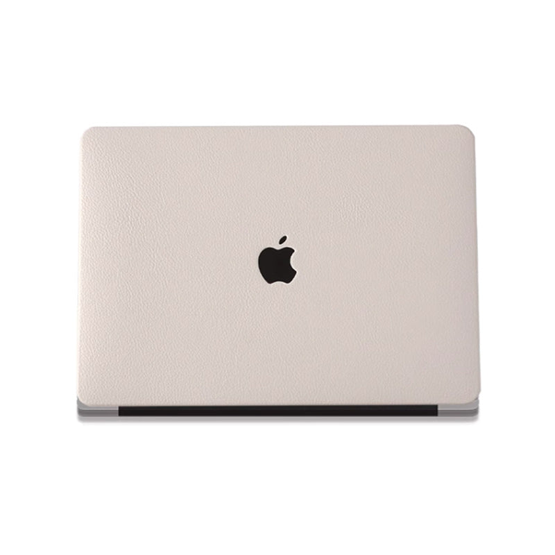 ivory leather Mac book case