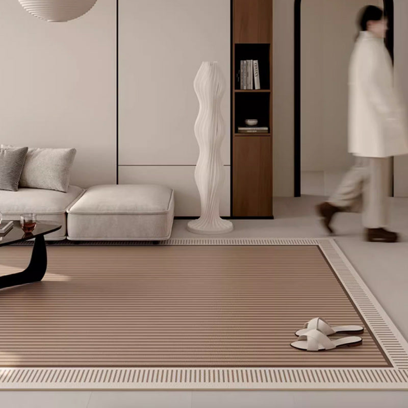 2color simple stripe door mat