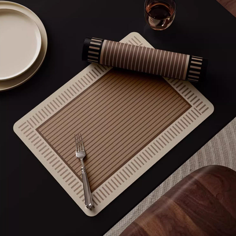 2color simple stripe place mat