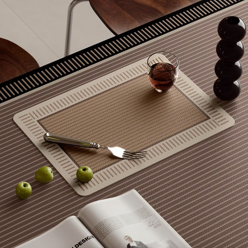 2color simple stripe place mat