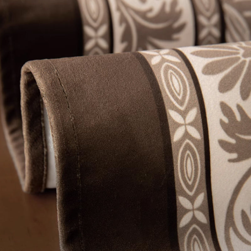 brown animal table cloth