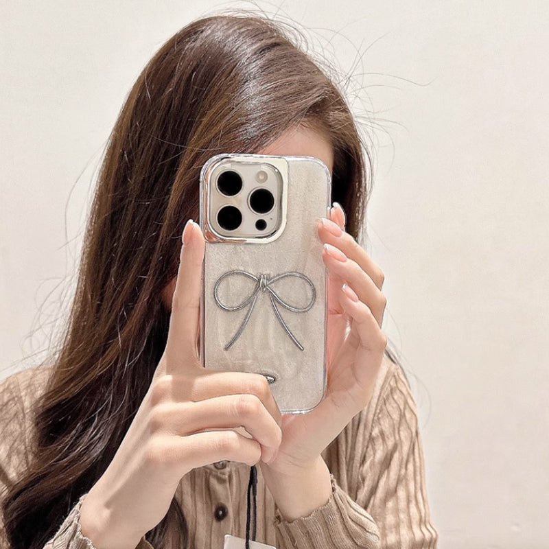 metal ribbon iPhone case