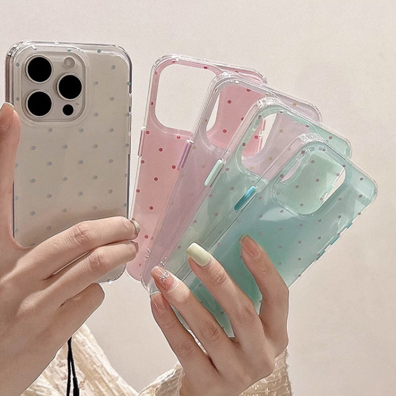 5color mini dot iPhone case