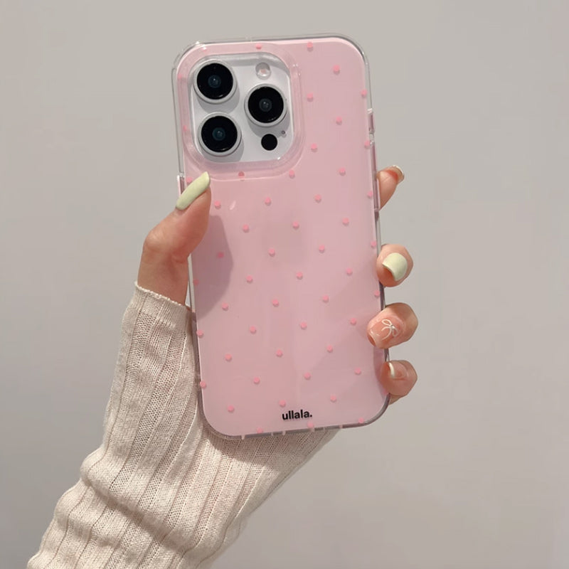 5color mini dot iPhone case