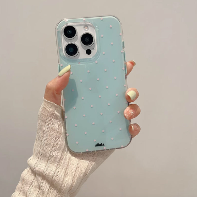 5color mini dot iPhone case